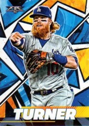 2021 Topps Fire #111 Justin Turner - Dodgers